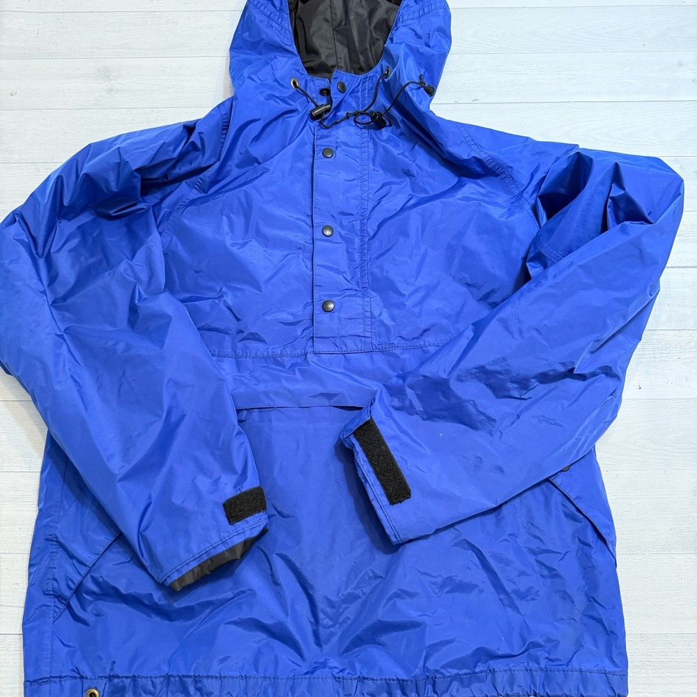 REI blue men's pullover rain jacket‎ size large